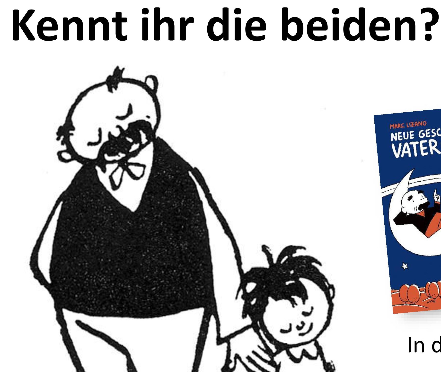 Infoflyer zur Fortsetzung der Reihe "Vater und Sohn"