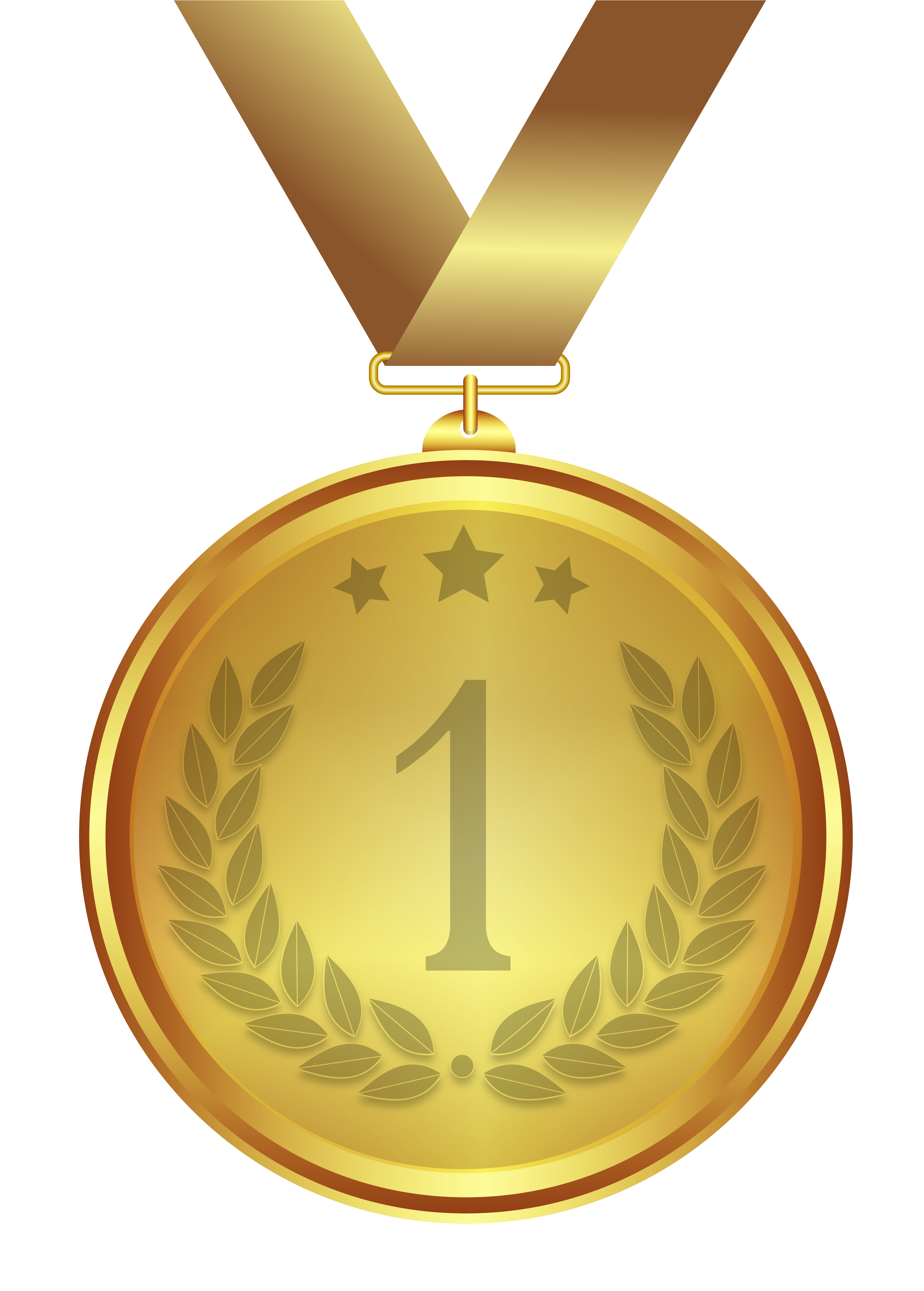 Medaille mit einer 1