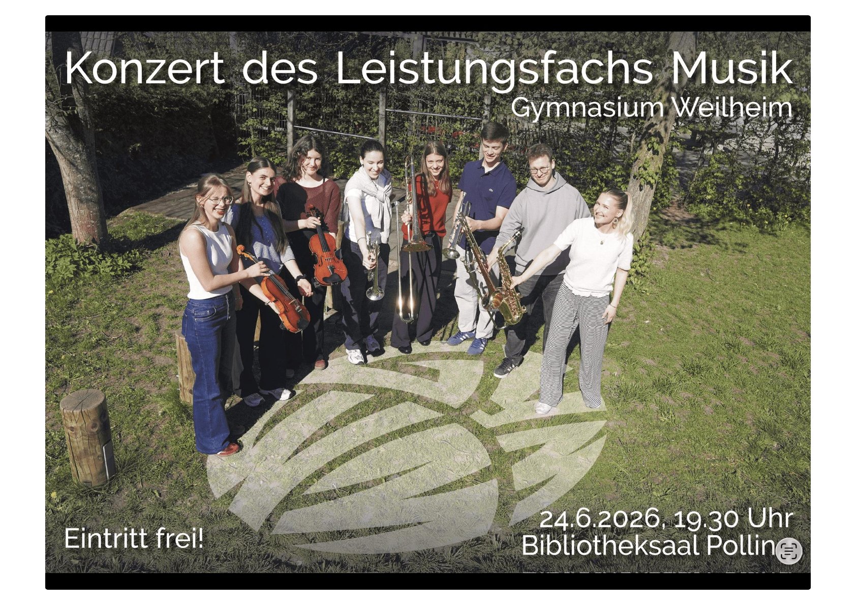 Leistungsfach Musik l&auml;dt ein