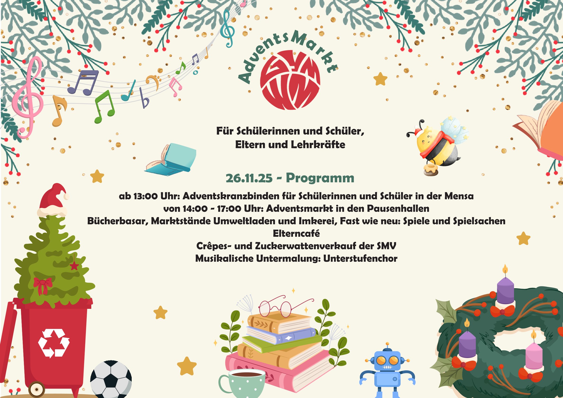 Adventsmarkt-Einladung